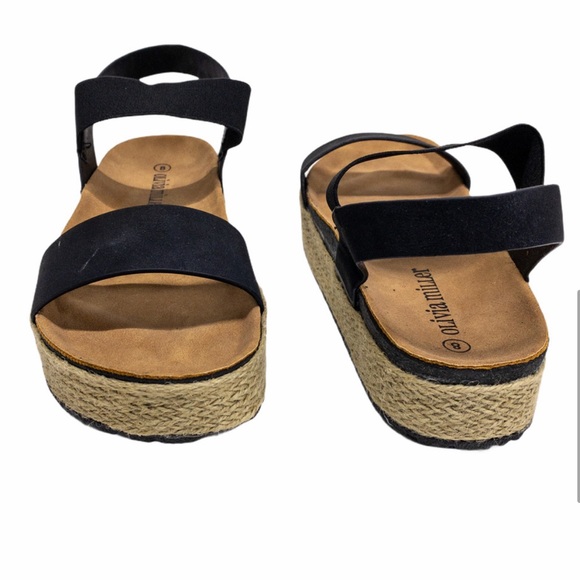 Olivia Miller espadrille platform sandals - Picture 4 of 8